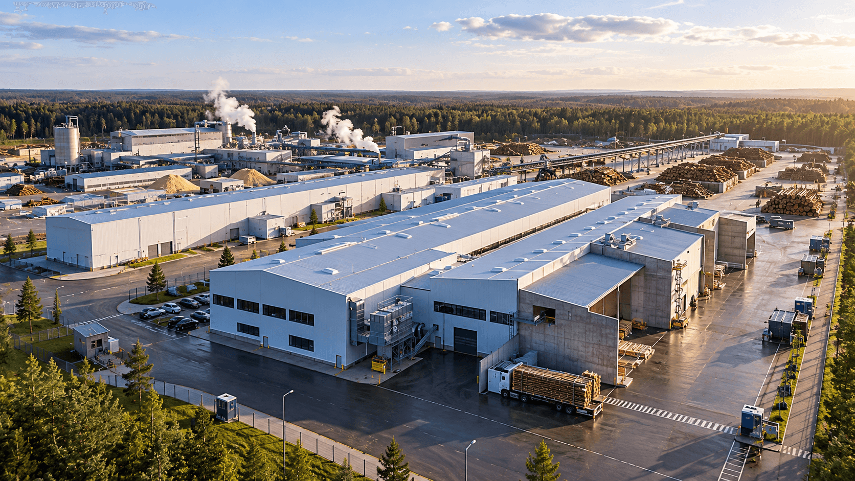 Timber Sorting Line Complex, Inčukalns