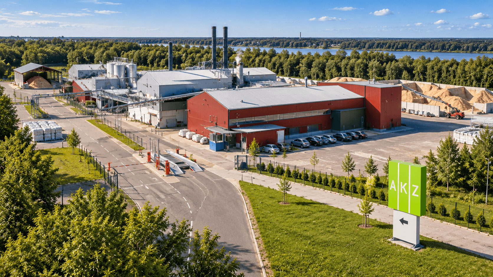 AKZ Pellet Production Facility, Aizkraukle